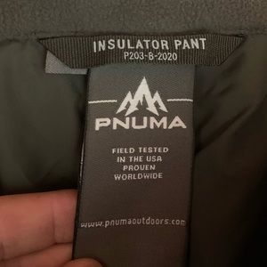 NWT mens xL Pnuma insulated pants.